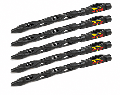 Coral Pen Black with your logo-200 pens