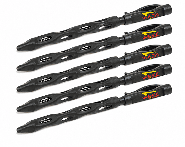 Coral Pen Black with your logo-200 pens